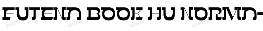Futena Book Hu Norma字体转换